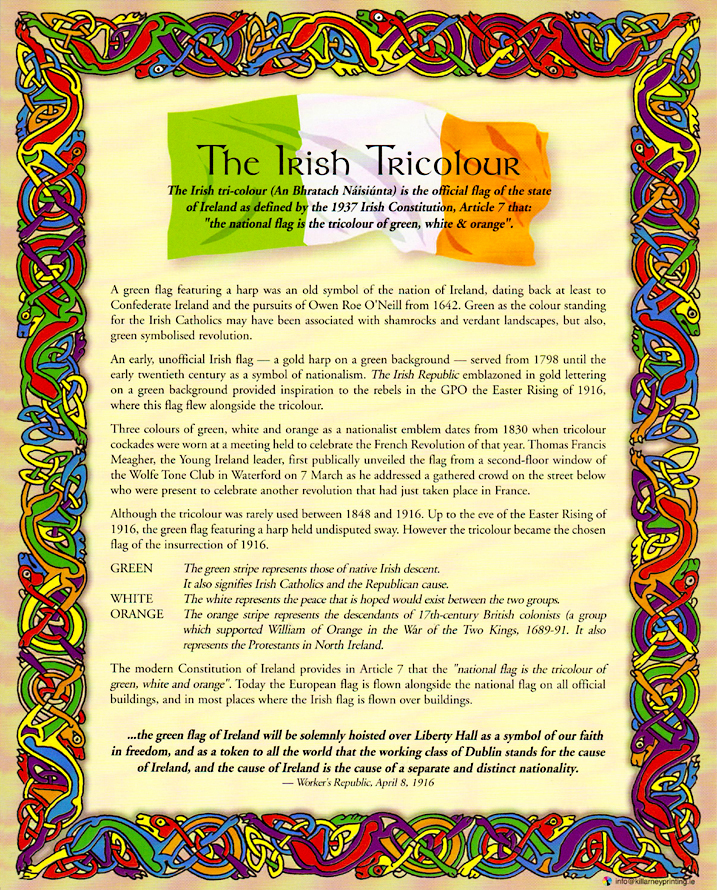 The Irish Tricolour HA 103